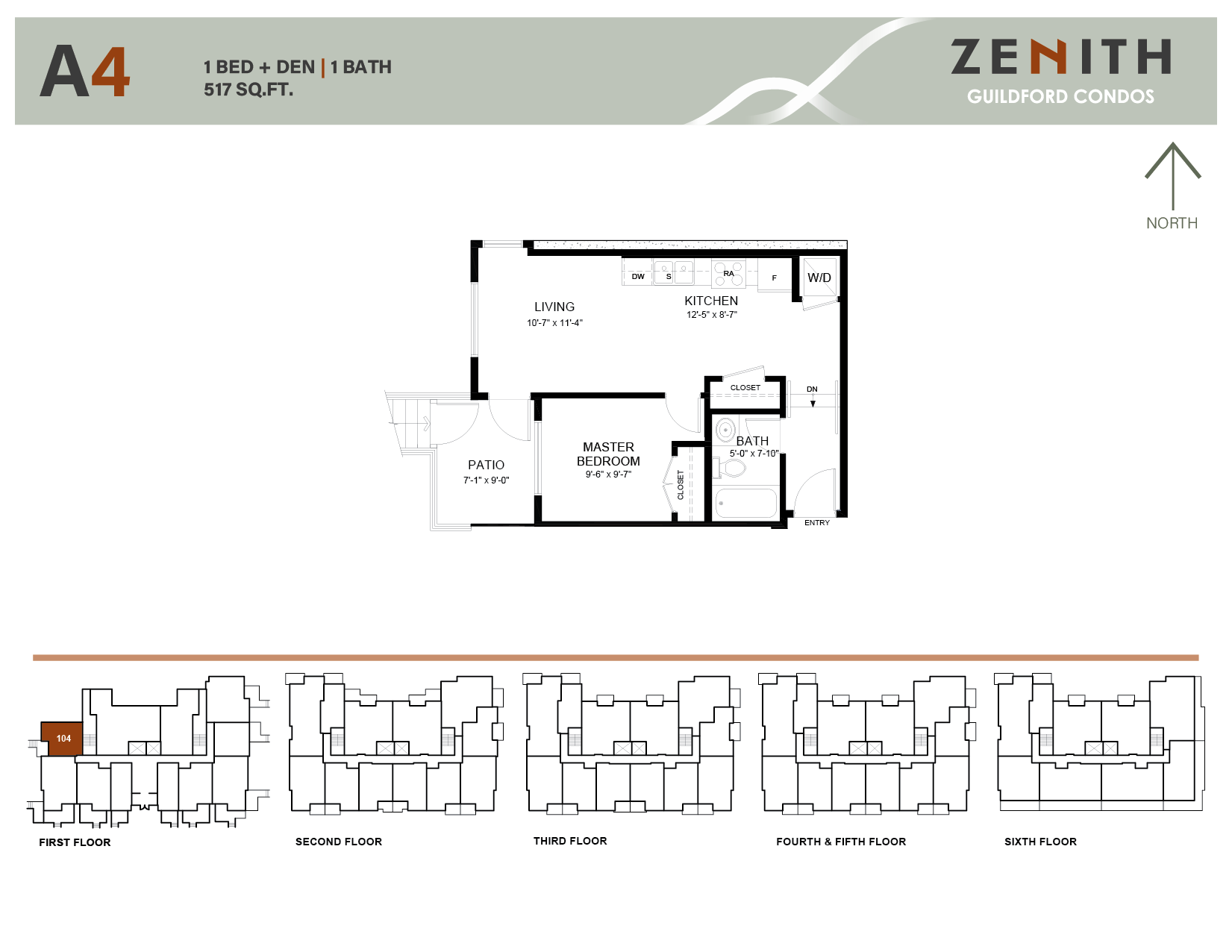 Zenith Guildford Stylish One-Bedroom homes for sale | Zenith Guildford townhouses | Zenith Guildford real estate