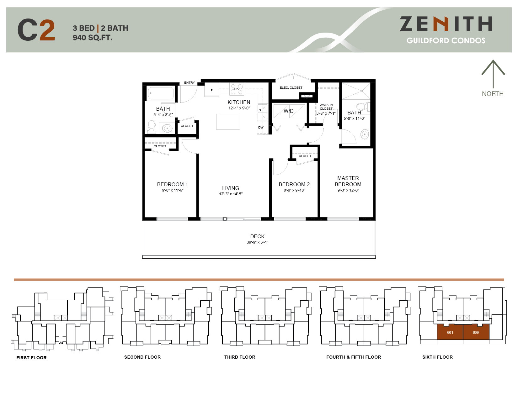 Zenith Guildford family-friendly three-bedroom condo with spacious interiors